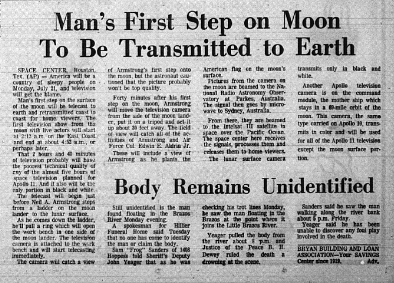 The Eagle Archives: July 15, 1969